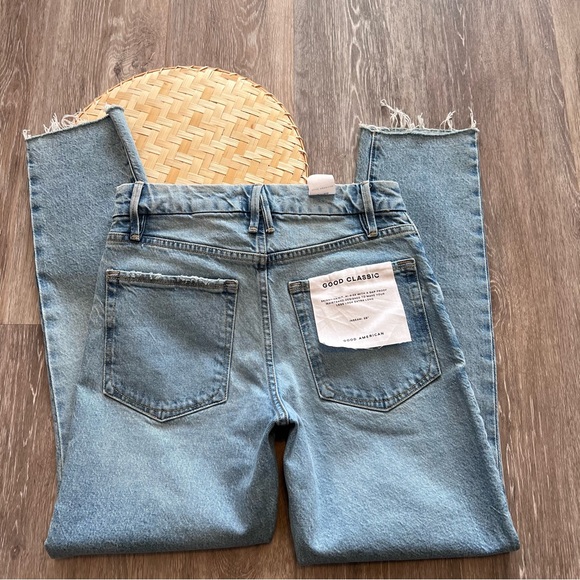 NWT good American good classic jeans skinny ish fit hi rise gap proof waistband - Picture 6 of 7